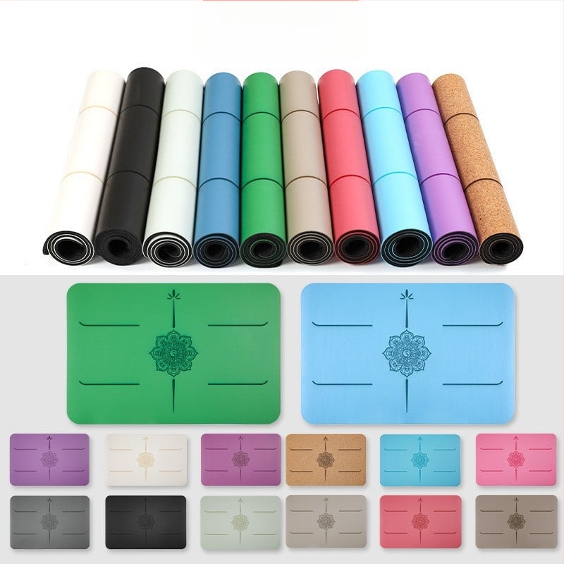 Mini joga prostirka od PU prirodnog kaučuka s podrškom za ruku i protukliznom površinom za meditaciju, 40×60 cm