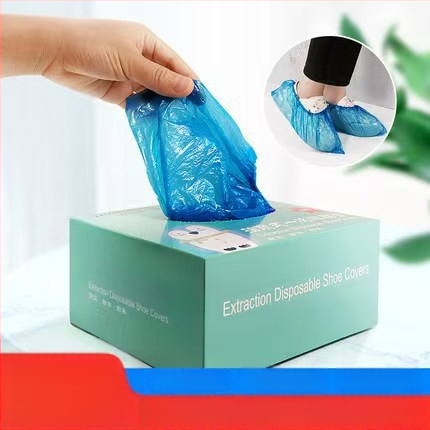 Jednokratne prozirne navlake za cipele za kućnu upotrebu, vodootporne, protuklizne, otporne na habanje i debele.