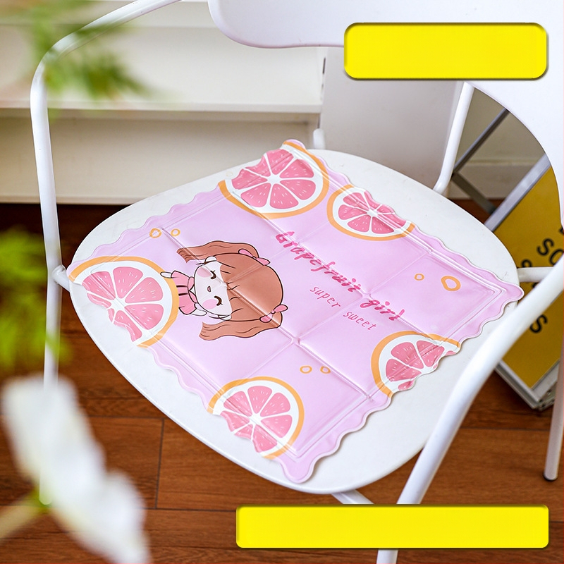 Chladna podloga 35×35 cm s PVC navlakom i punjenjem od ledenih kristala, pogodna za domove, studentske sobe, učionice i urede