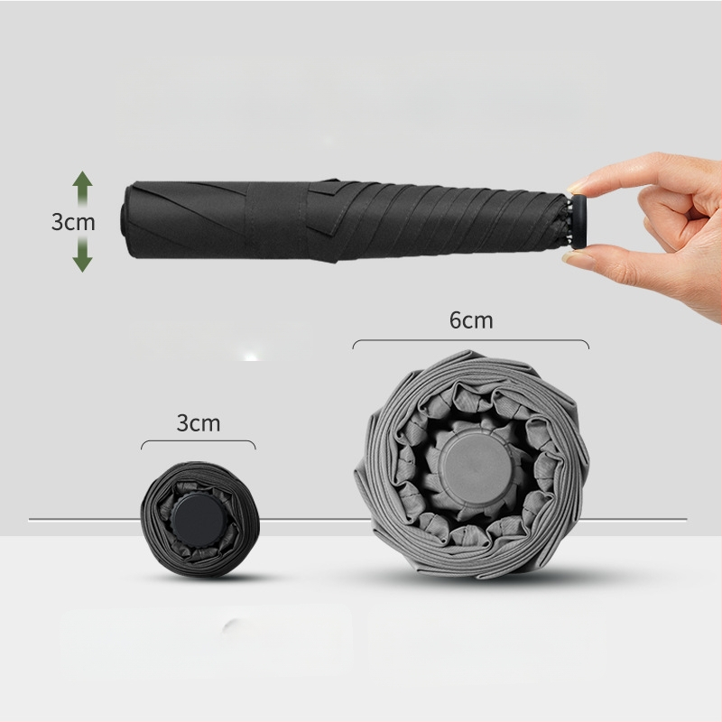 136 g ultra lagan kišobran od karbonskih vlakana, sklopivi, 100 cm, UPF 50+, za žene