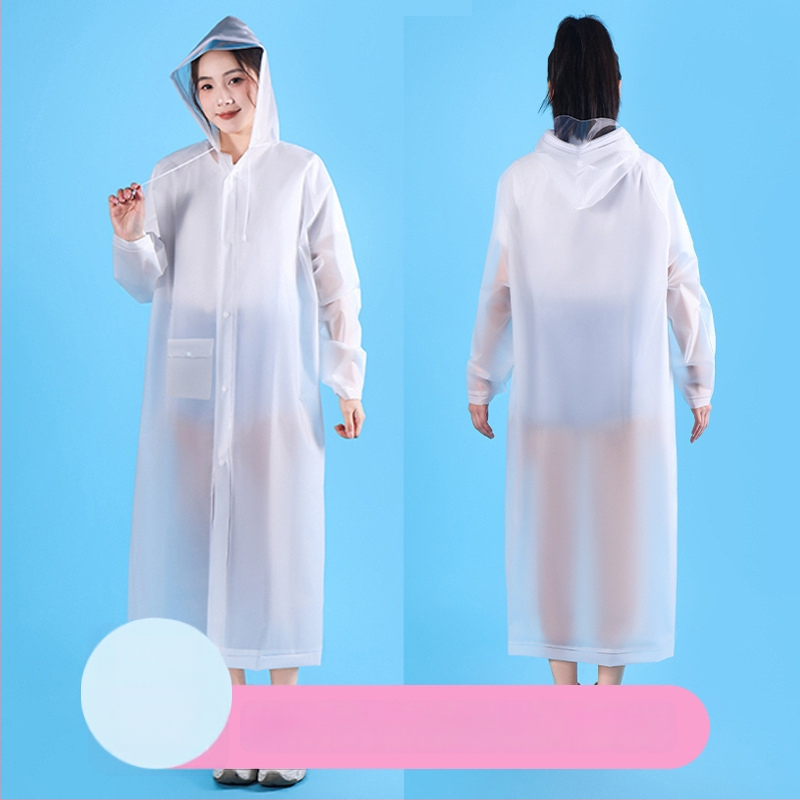 Unisex EVA kišni kaput za planinarenje i alpinizam, EVA tkanina 0,2 mm, debeli dizajn, windbreaker stil
