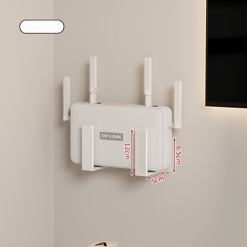 WiFi polica bez bušenja, zidni držač za produžni kabel, nosač za usmjerivač i set-top box