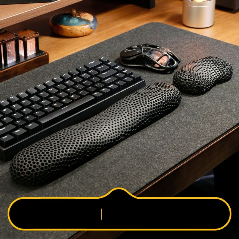 Ergonomska podložnica za zglob za tipkovnicu i miš, 3D ispis, U-oblikovani zakrivljeni dizajn