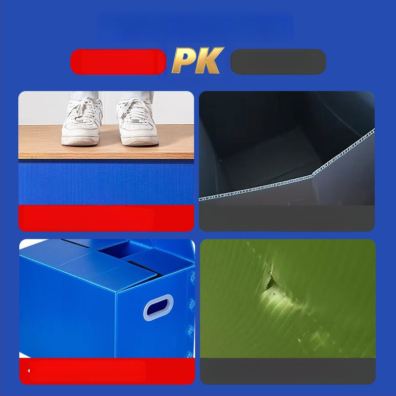 Prilagodljive sklopive plastične kutije od šupljih ploča za prijevoz, skladištenje i preseljenje