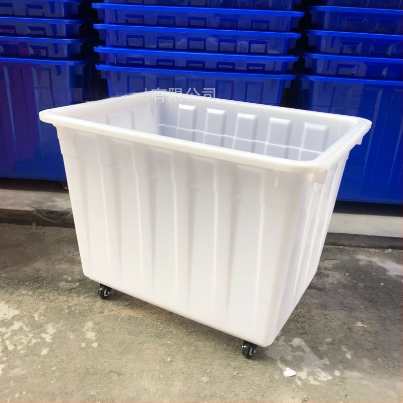 Visokoučinkovita plastična kutija za skladištenje, sortiranje i transport u industriji, 400 L, HDPE spremnik za vodu