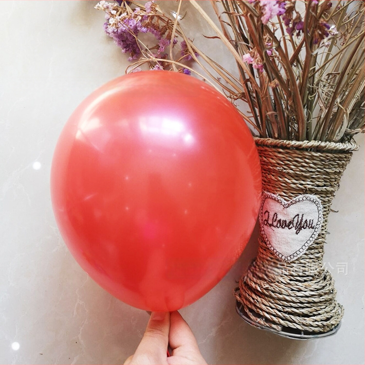 Perlasti latex balon 150 g, okrugli promjer 10 inča, dekor za vjenčanje – luk.