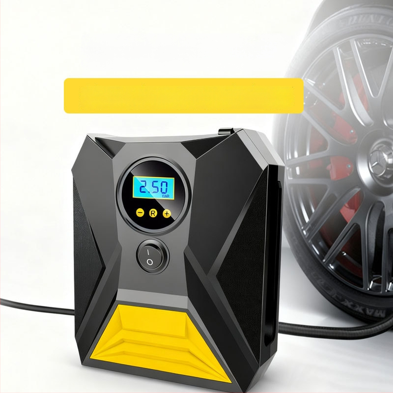 Prijenosni bežični kompresor za automobile s digitalnim prikazom, 12V, 120W, 3 m kabel, ABS