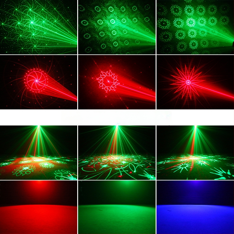 KTV atmosfera božićna projekcijska svjetiljka s UV laserom, šarene rotirajuće zrake, rasvjeta pozornice (Model R80)