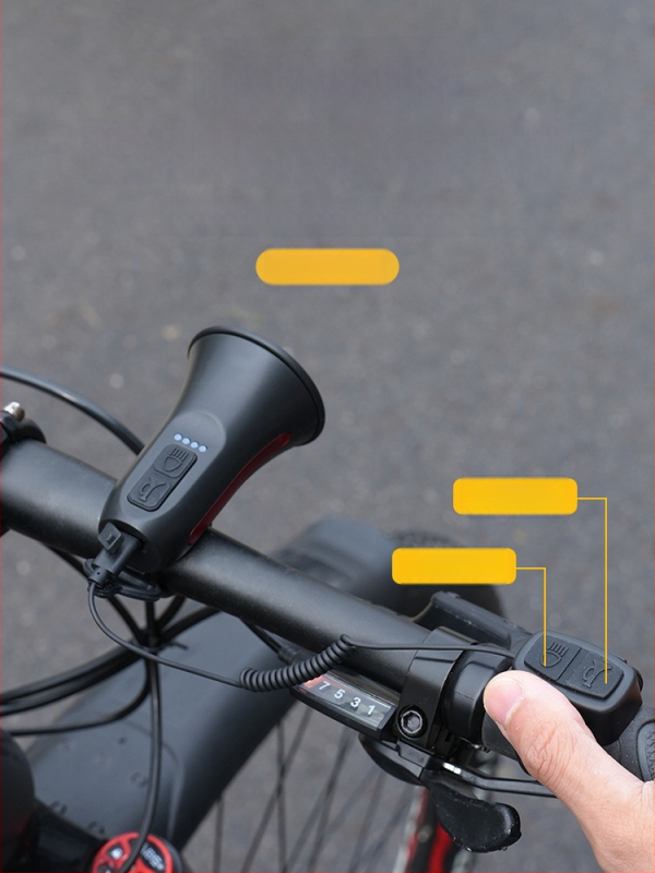 USB punjivi zvonac za bicikl — snažan električni zvon za MTB i cestovne bicikle, oprema za vožnju