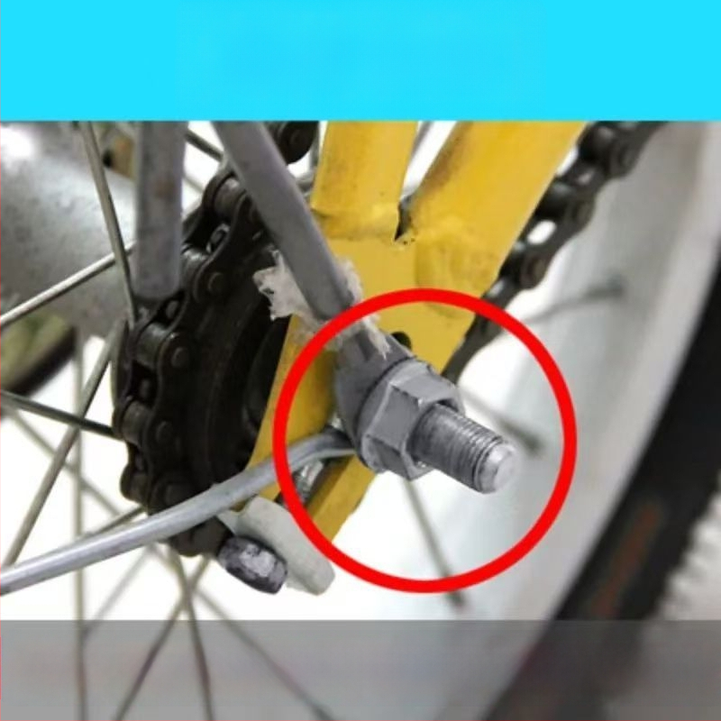 Aluminijski držač za stopalo za bicikl s pedalom na stražnjem kotaču i šupljom cijevi