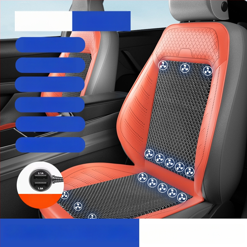 Prozračna navlaka za sjedalo automobila s ventilatorom za hlađenje, prozračna ljetna podloga za sjedenje