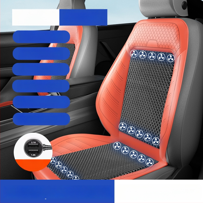 Prozračna navlaka za sjedalo automobila s ventilatorom za hlađenje, prozračna ljetna podloga za sjedenje