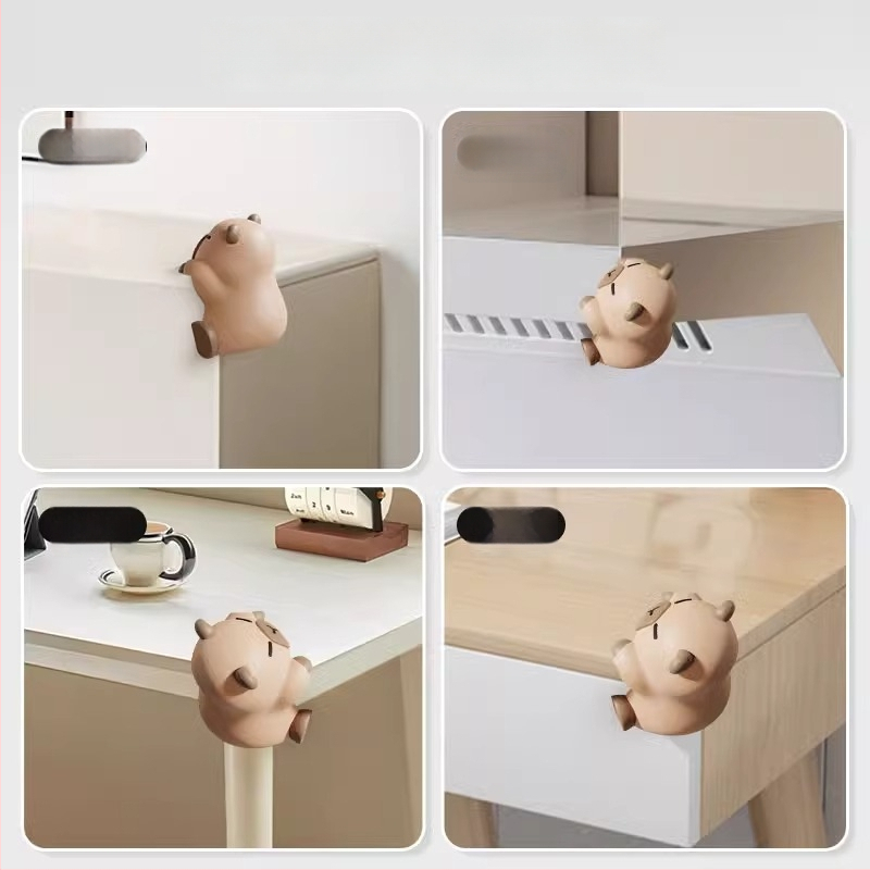 Capybara gyerekeknek készült sarkvédő asztalhoz, puha gumiból készült, otthoni használatra