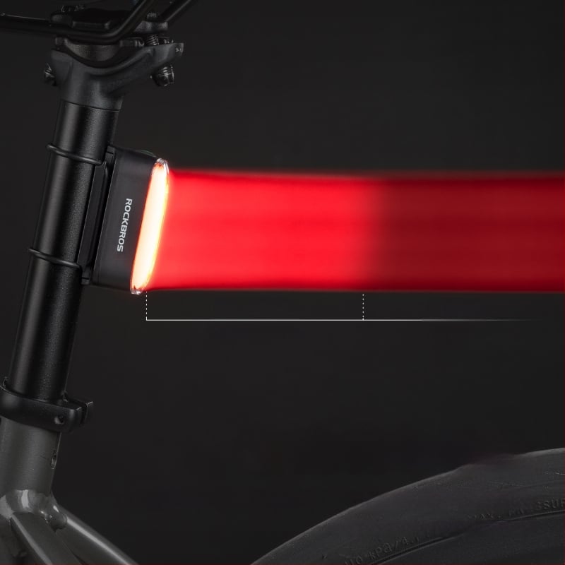 ROCKBROS Magnetsko stražnje svjetlo za bicikl – Inteligentno svjetlo za kočnice za MTB i cestovni bicikl, noćna vožnja