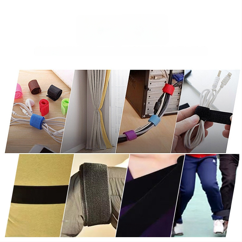 Prilagođene šarene najlonske elastične trake s Velcro kopčom, podesive
