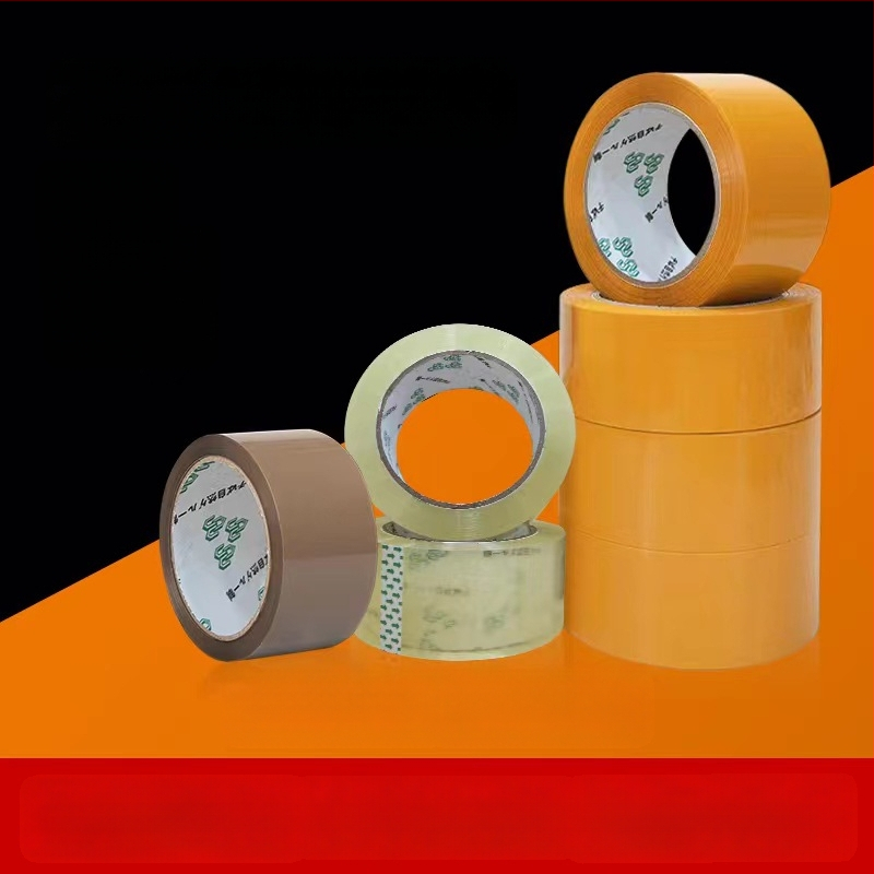 Tiha uredska traka za pakiranje, prozirna traka za brtvljenje s ljepilom na bazi vode, debljina 50 mm, širina 48 mm, duljina 100 m.
