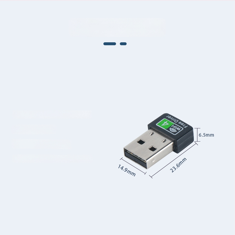 Verzija bez upravljača: Bežična USB mrežna kartica 150 Mbps s 4G prijemnikom-emitrom – mini mrežna kartica