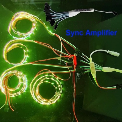 Phantom Color mini erősítő LED-szalagokhoz – Szinkronizált futófény effektus