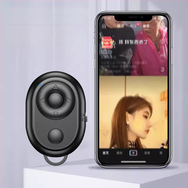 Bluetooth daljinski za selfie – Model 000513, ABS kućište, Bluetooth 2.0, univerzalna kompatibilnost, Shake the wind