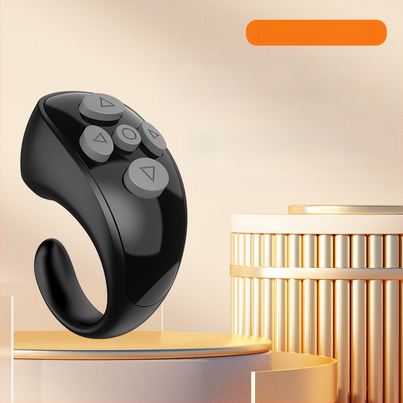 Ly-09 gyűrűs Bluetooth távirányító rövid videókhoz, Bluetooth 5.3, ABS anyag, tömeg 10