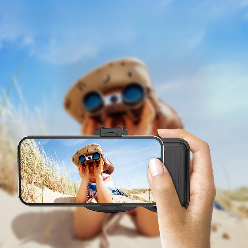 Treatment Bluetooth shooting aid – kompakt okostelefon-fogó, ABS anyag, Bluetooth 4.0, súly 100 g, modell: Bluetooth shooting aid