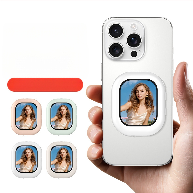 Szelfihez vezeték nélküli képernyő-tükröző eszköz hátsó kamerával, modell T3s, Bluetooth 4.0, Anyag: ABS+szilikagél+mágneses rögzítés, Tömeg: 200 g