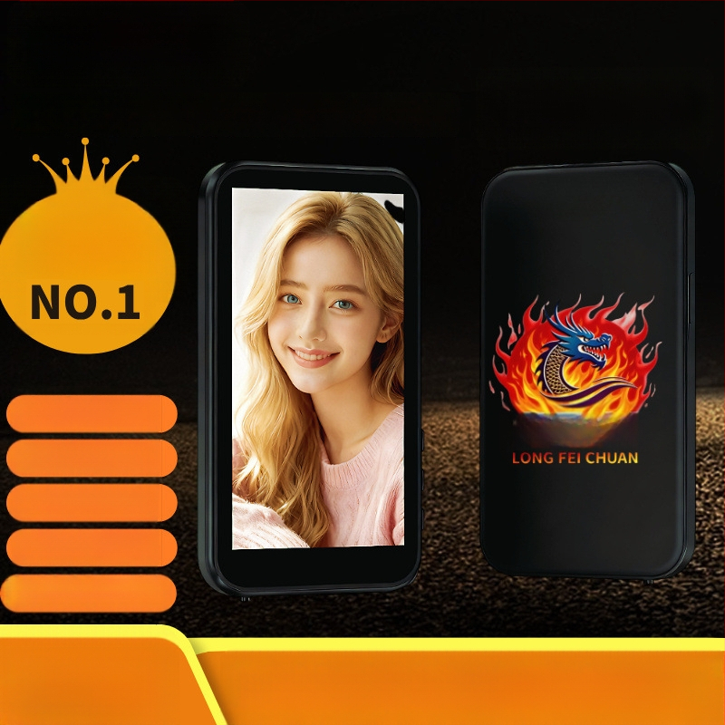 Vezeték nélküli hátul magnetikus selfie kijelző telefonhoz távirányítóval, hangos zoom vetítés kijelző — Modell Beauty 7, Bluetooth 4.0, Műanyag, 100 g