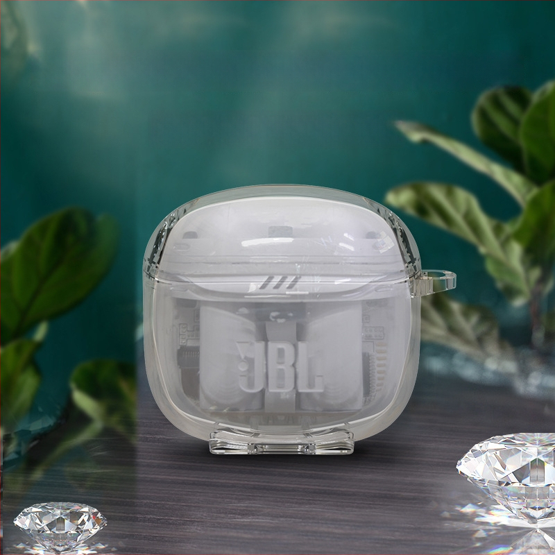 Prozirni TPU kućište za JBL Bean 2 Bluetooth slušalice – potpuno prekrivanje, otporno na padove