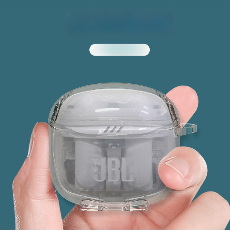 Prozirni TPU kućište za JBL Bean 2 Bluetooth slušalice – potpuno prekrivanje, otporno na padove