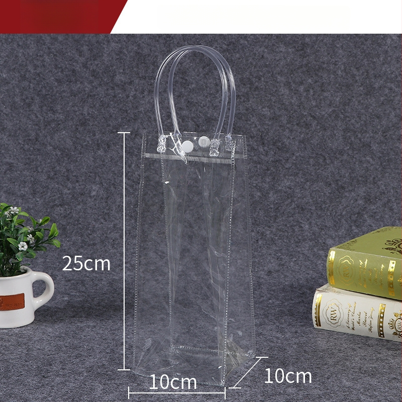 Prozirne PVC tote vrećice s prilagođenim dizajnom – darovne i suvenir vrećice, vrećice za bombone na štandu s cvijećem