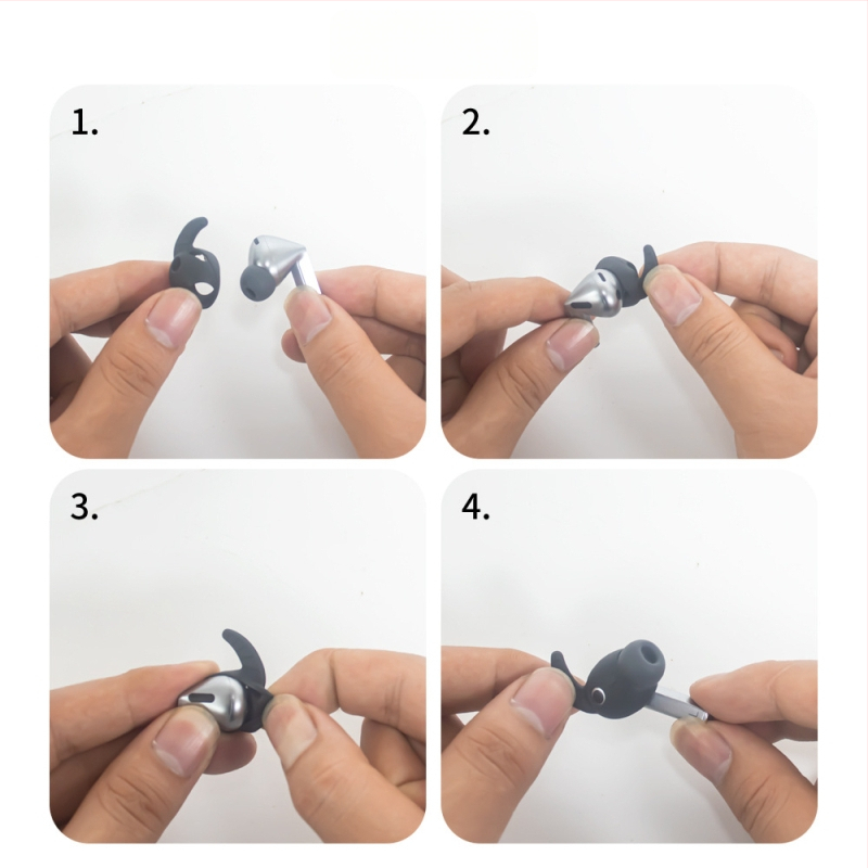 Capete din silicon pentru Galaxy Buds 3 Pro, compatibil universal, suprafaţă moale, turnare prin injecţie, protecţie împotriva prafului