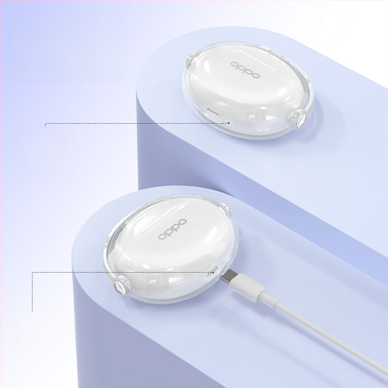 Prozirna Bluetooth zaštitna futrola za Oppo Enco X3 i Enco Air4 Pro slušalice