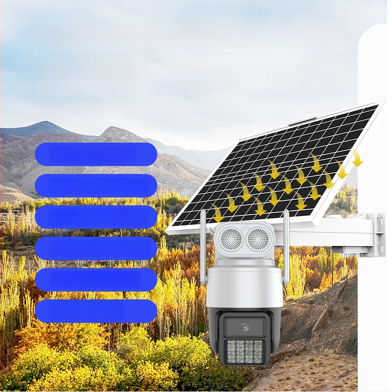 Solarna bežična kamera za nadzor sa 4G i doživotnim podatkovnim paketom, niska potrošnja energije