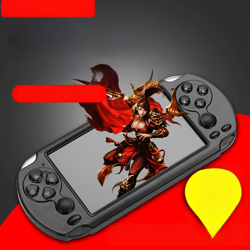 X9 Második generációs Kézi játékkonzol, két joystickos, 5,1 hüvelykes kijelző, 8GB memória