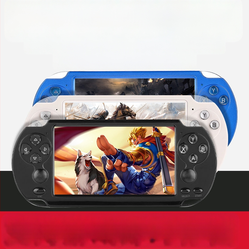 X9 Második generációs Kézi játékkonzol, két joystickos, 5,1 hüvelykes kijelző, 8GB memória
