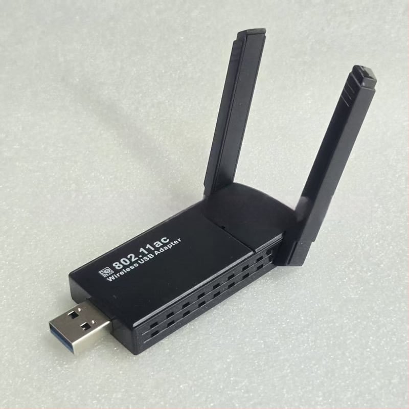 Dvopojasni 5GHz USB bežični mrežni adapter za desktop računalo, 1300 Mbps, bez upravljačkog programa