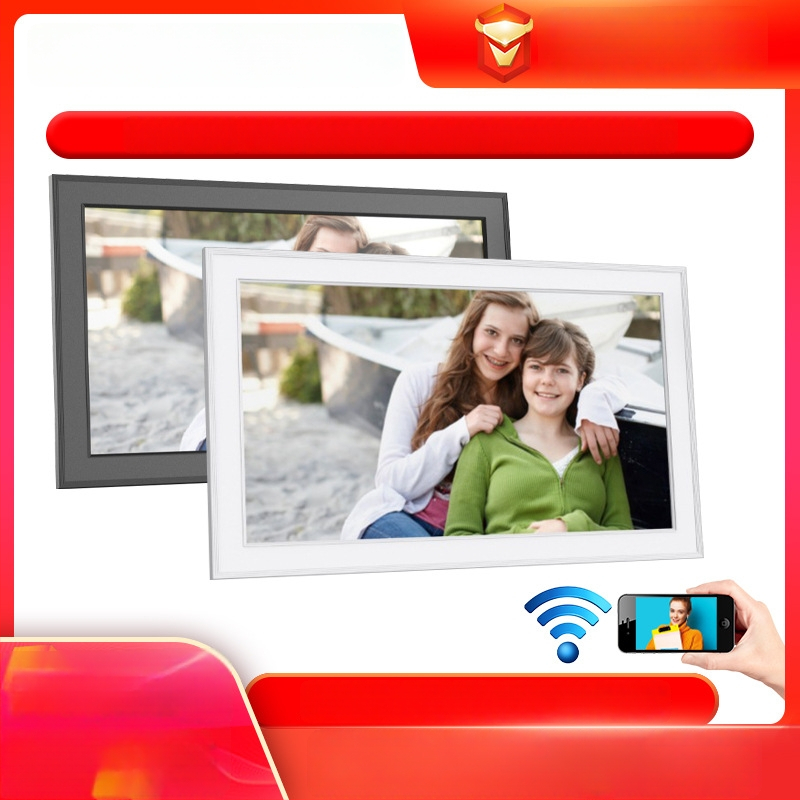 15,6-inčni Wi‑Fi digitalni okvir za fotografije s IPS zaslonom, automatska rotacija, dijeljenje fotografija i videa, poklon za Majčin dan