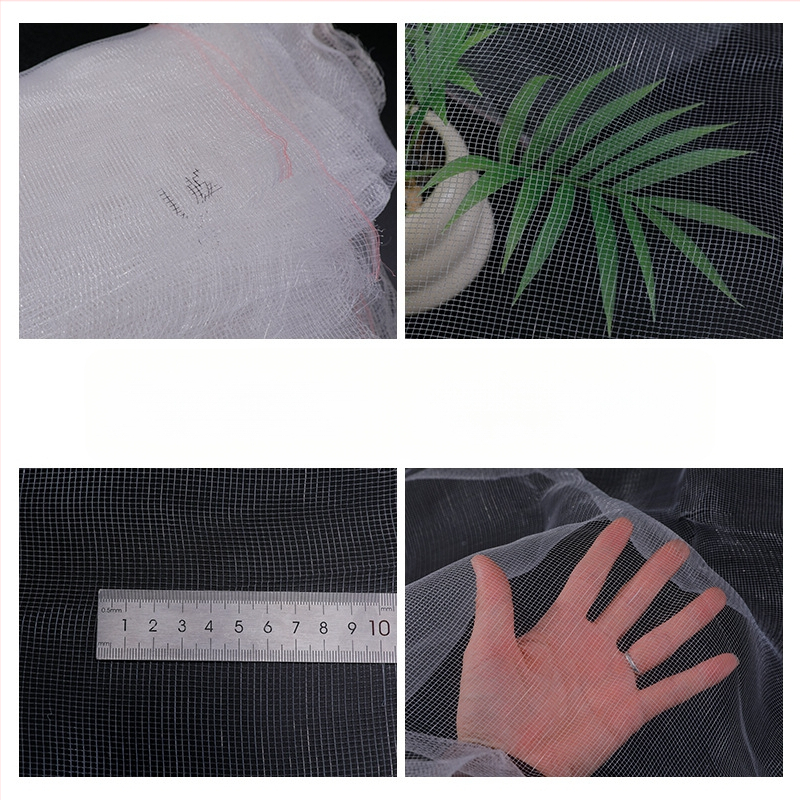 Mreža protiv insekata s 30 otvorima, od uvijenih vlakana, za voćnjake, vrtove, plastenike i povrće (polietilen)