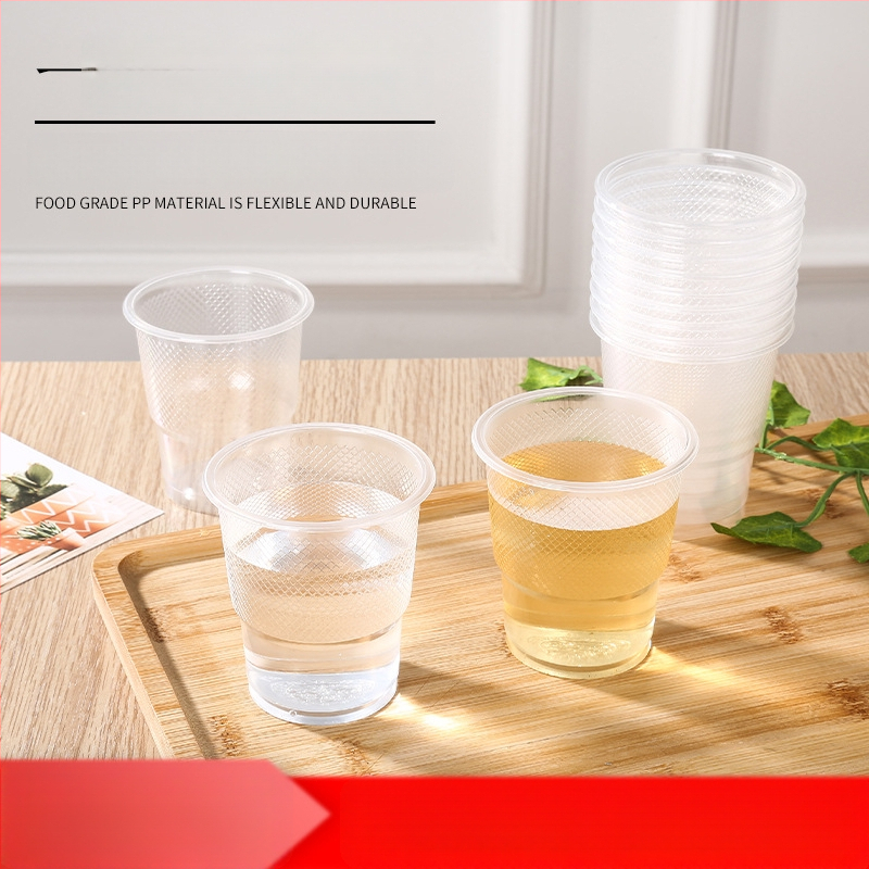 Nan Joe Prozirna debela jednokratna plastična čaša, avionskog stila, 101–200 ml, za napitke