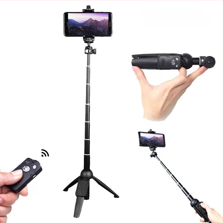 Selfie štap s Bluetoothom i integriranim stativom, model Yunteng 9928, aluminijska legura