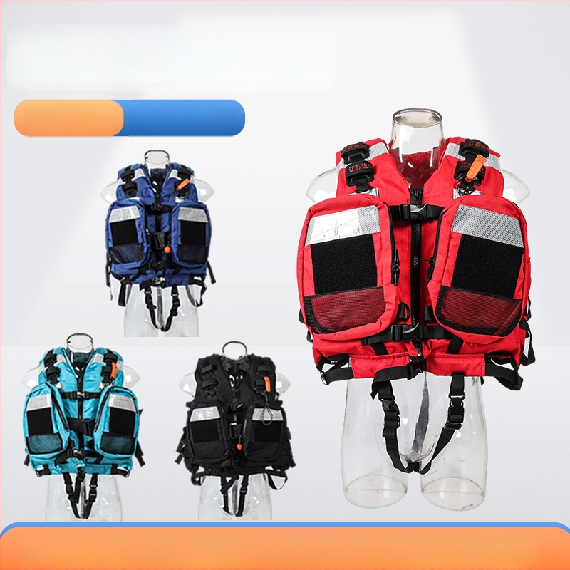 Záchranná vesta na divokú vodu, ťažká, s veľkým golierom, vysoká plávajúca sila — Yezhou, model Rapids Heavy-Duty Large Collar Life Jacket