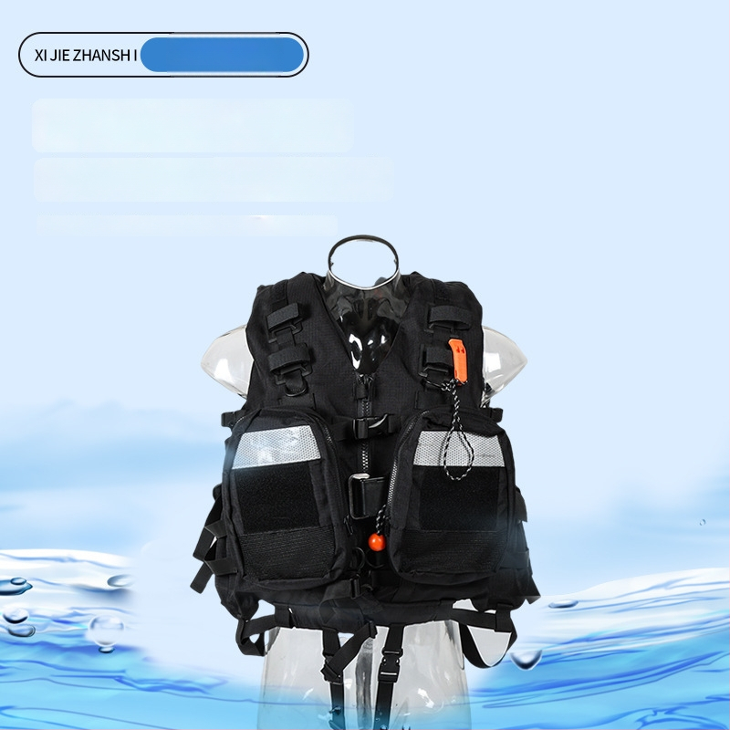 Záchranná vesta na divokú vodu, ťažká, s veľkým golierom, vysoká plávajúca sila — Yezhou, model Rapids Heavy-Duty Large Collar Life Jacket