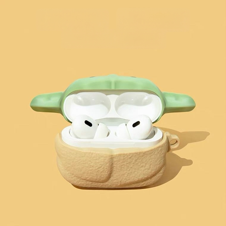Baby Yoda zaštitna futrola za AirPods Pro 2. generacije – mekani silikon, crtanog stila