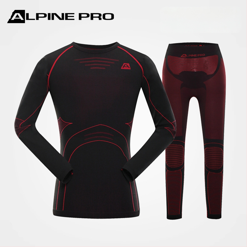Alpini unisex set termo donje rublje za skijanje na otvorenom, brzo sušenje, kompresijski kroj