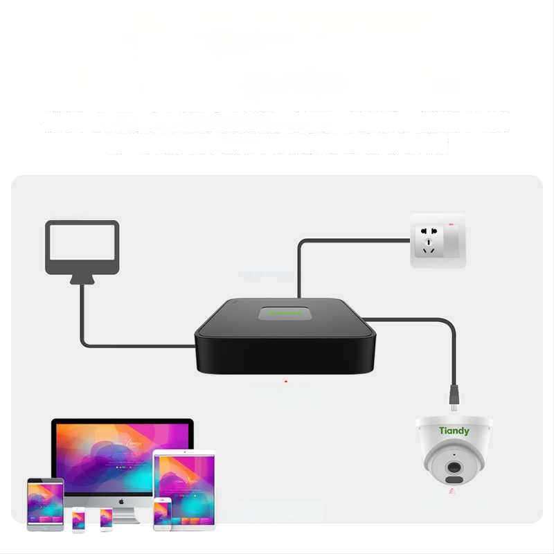 TD-C240N Cameră IP de interior, 3MP Viziune IR Noapte, POE, Obiectiv 4mm, pentru casă