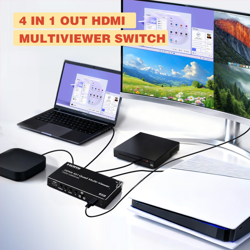 HDMI splitter s 1 ulazom i 4 izlaza za 4K višestruko prikazivanje, Nk-BT41, Niu qiang