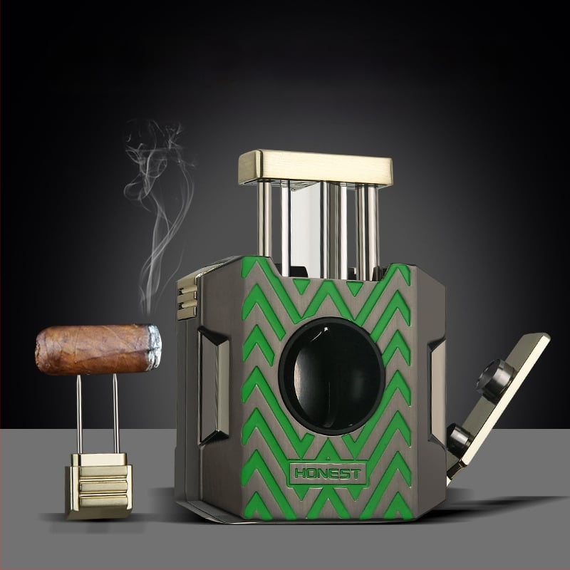 Baicheng Baida 1# Prijenosni set za rezanje cigare s metalnim tijelom, kreativni višefunkcionalni V-oblik rezac cigara