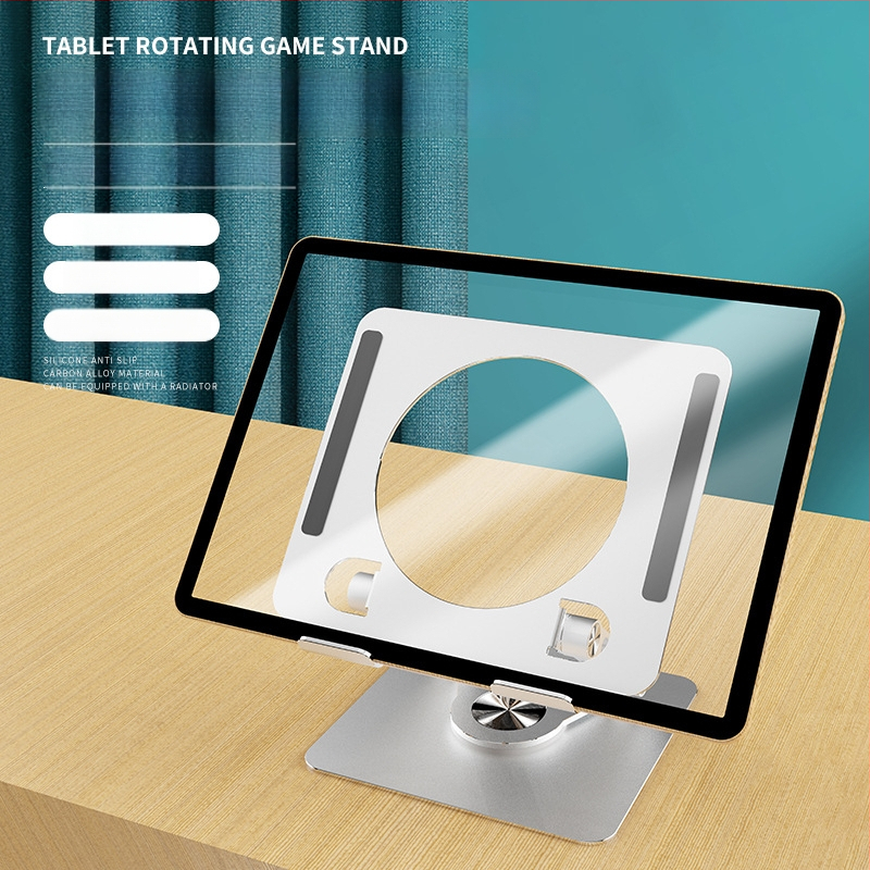 Držač od karbonskog legura, sklopivi 360° okretni držač s disipacijom topline za pametne telefone i tablete, idealan za livestream i igranje.
