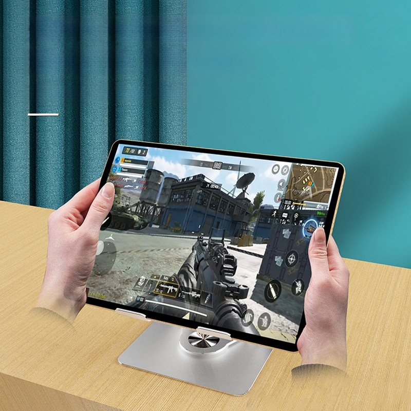 Držač od karbonskog legura, sklopivi 360° okretni držač s disipacijom topline za pametne telefone i tablete, idealan za livestream i igranje.