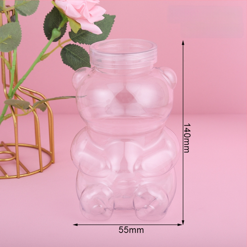 Prozirna PET plastična staklenka za želje – DIY boca u obliku zvjezdice s drvenim čepom, staklenka za slatkiše